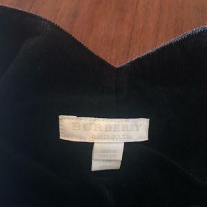 Burberry corduroy toddler overall pants